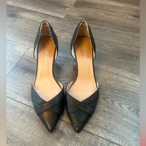 Kelly & Katie Black Pumps Kitten Heels